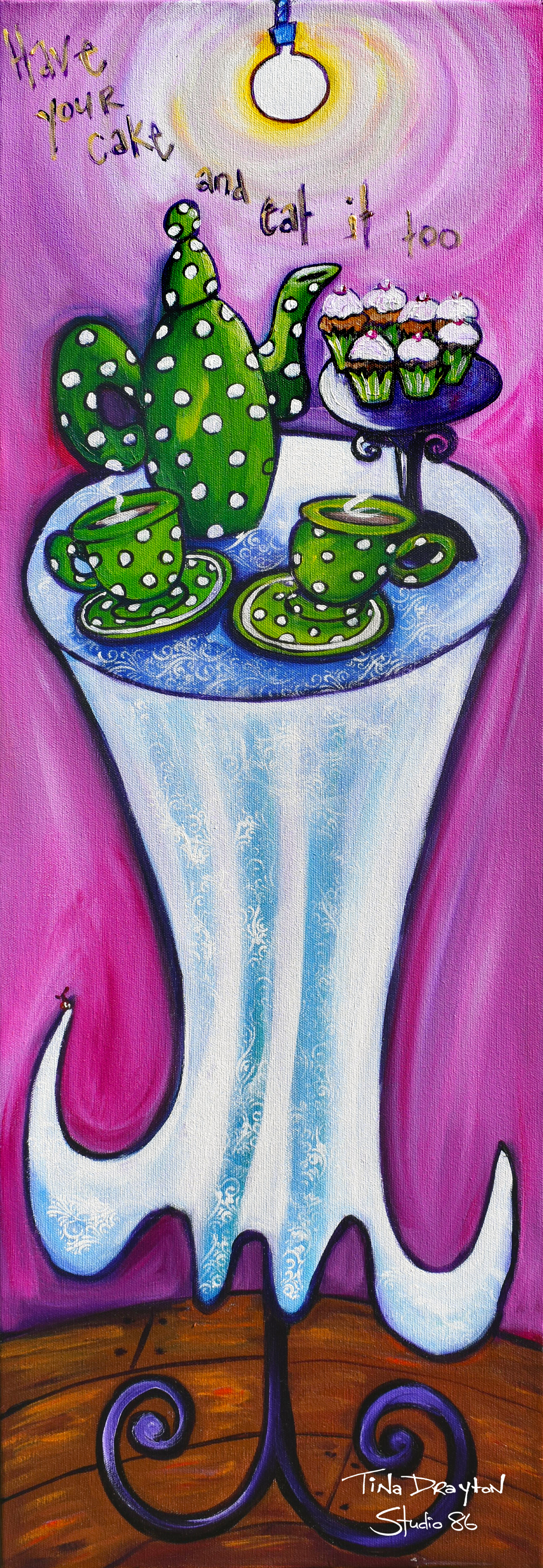 High Tea Original Painting