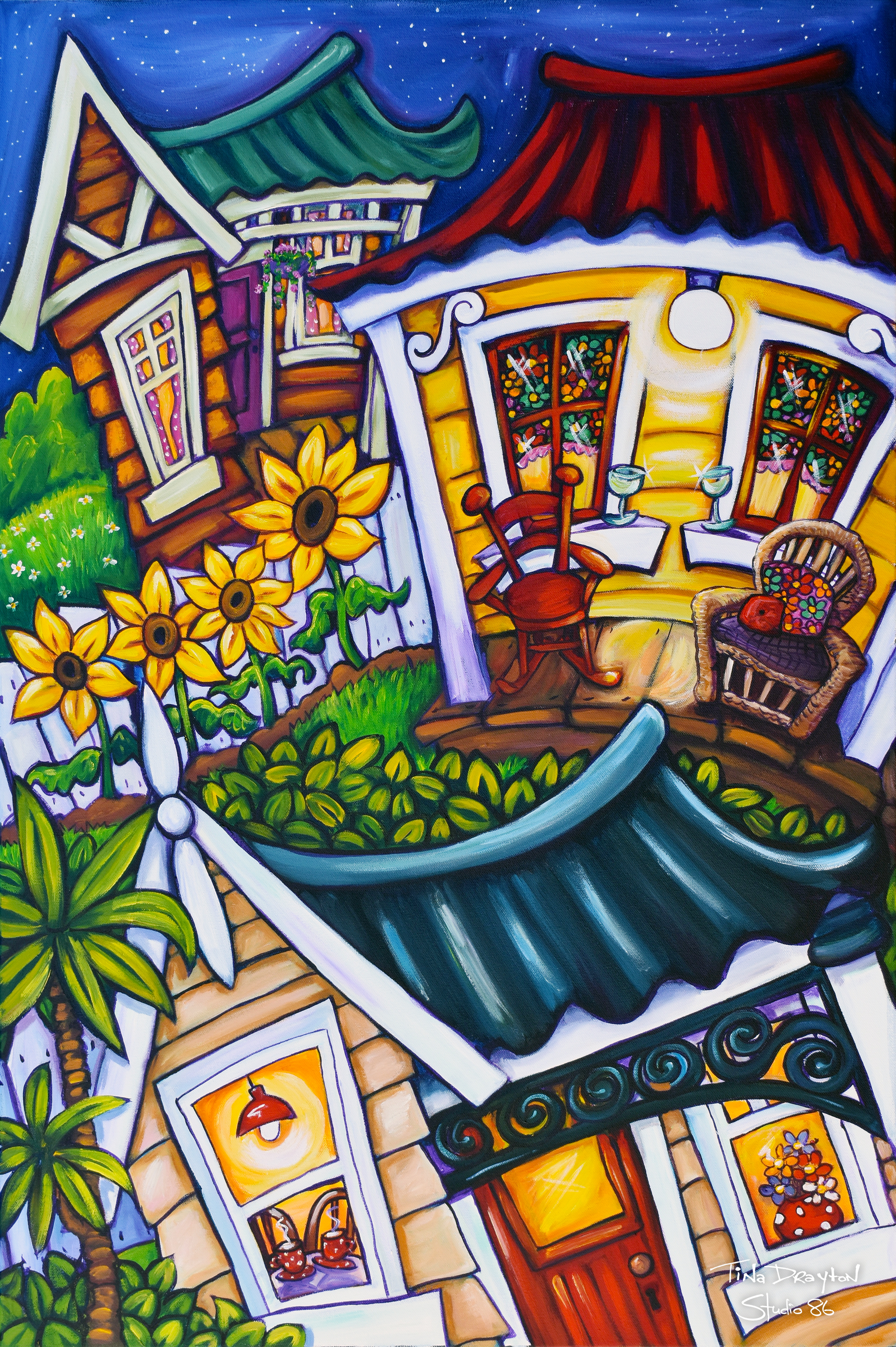 Neighbourhood Watch Original painting