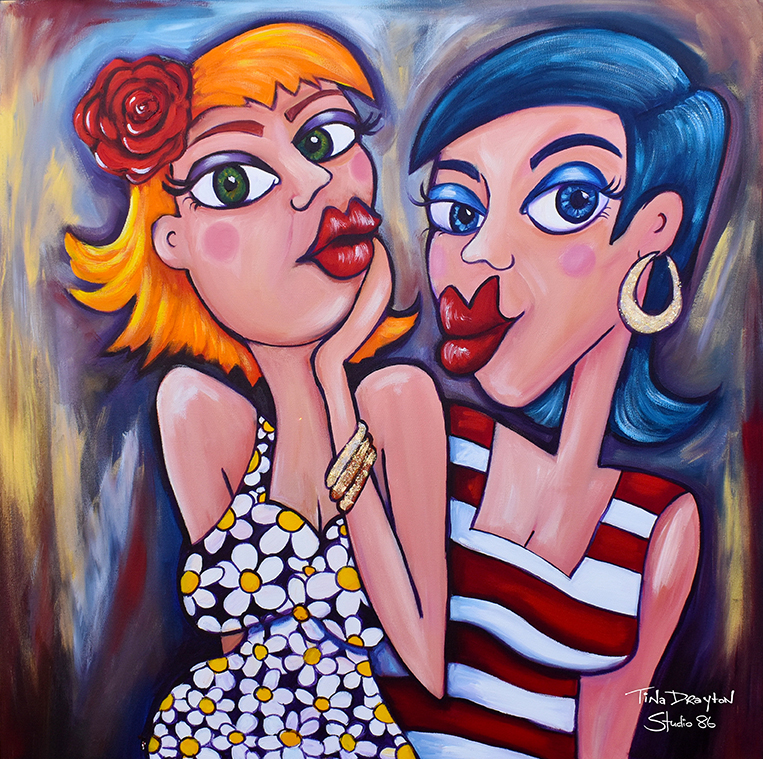 lets Be Friends Original Painting