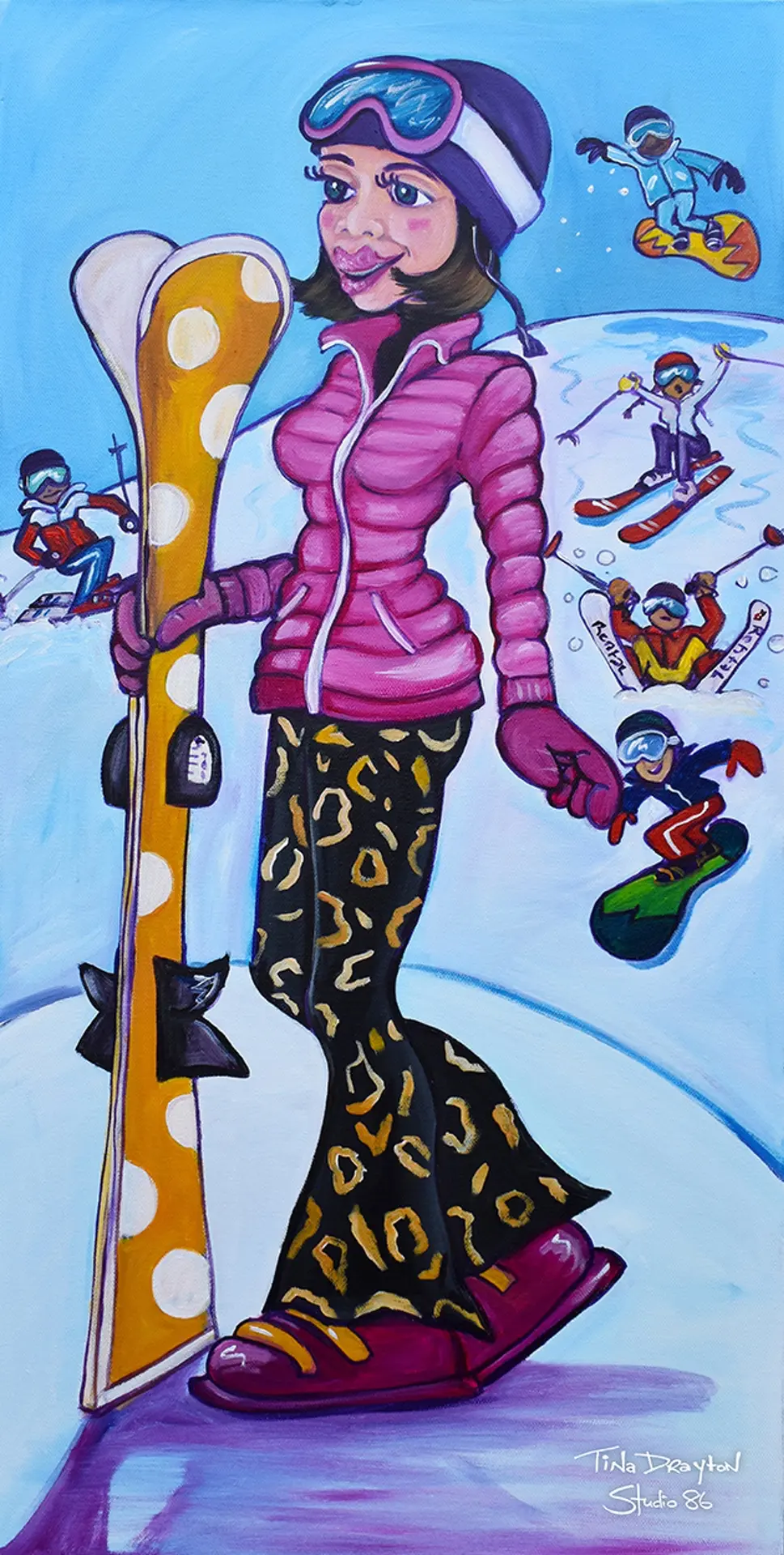 Mountain Betty Botox Original Painting