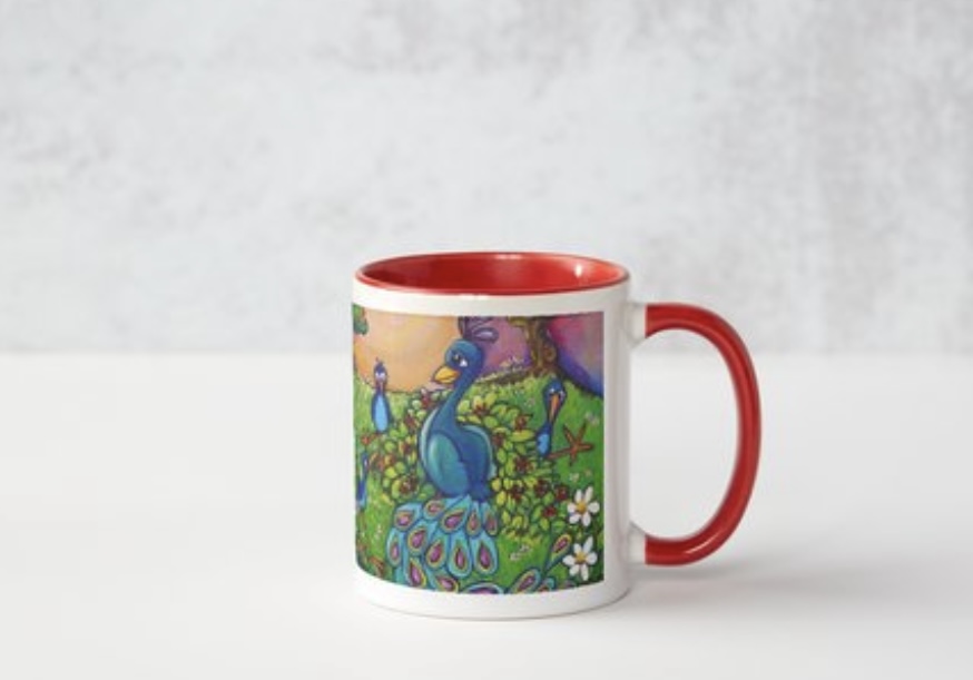 Peacock Mug