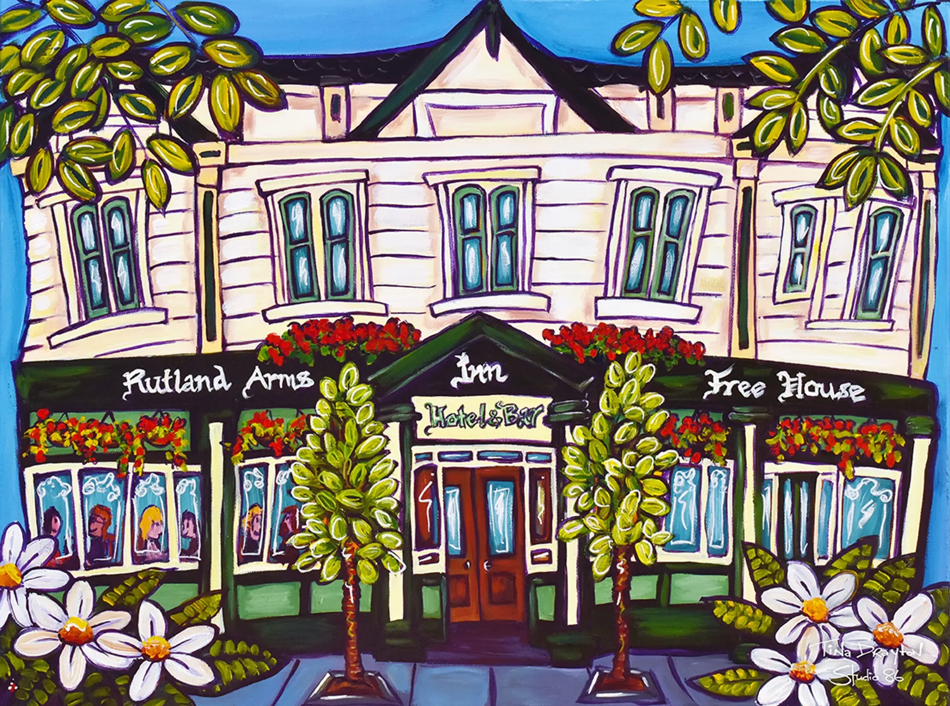 Rutland Daytime Block Print