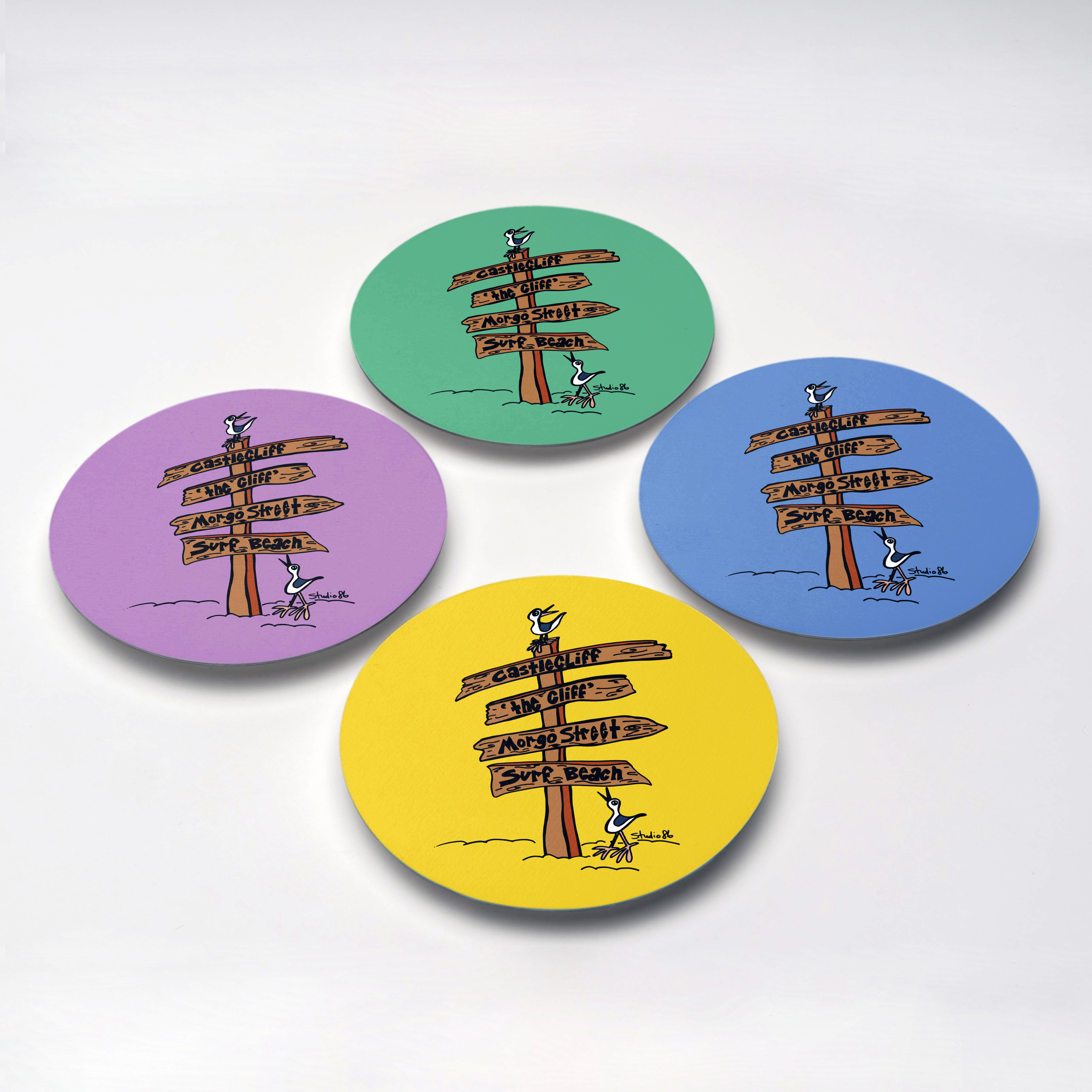 Castlecliff Coaster Set