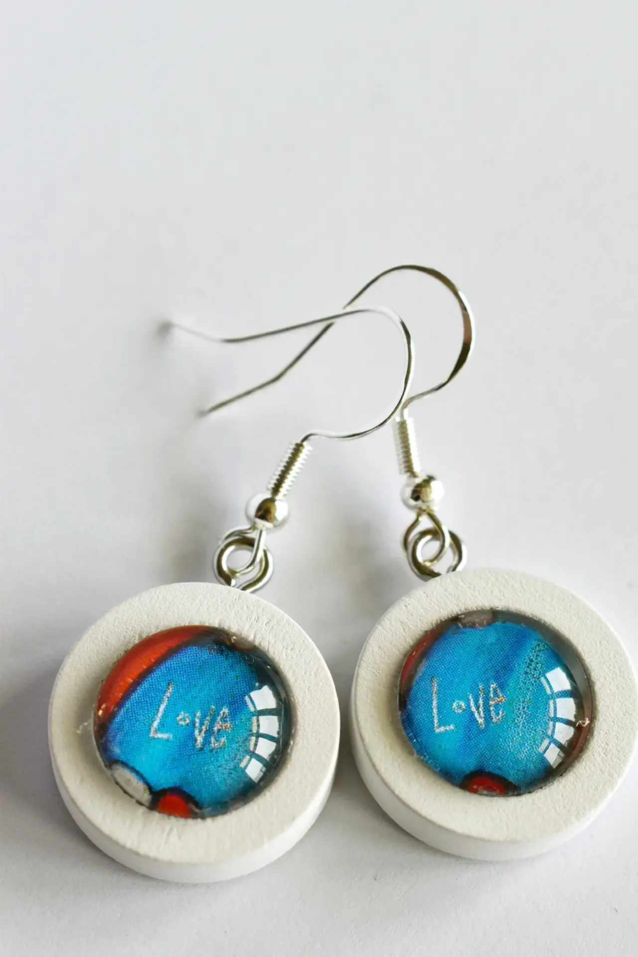 Blue Love Earrings