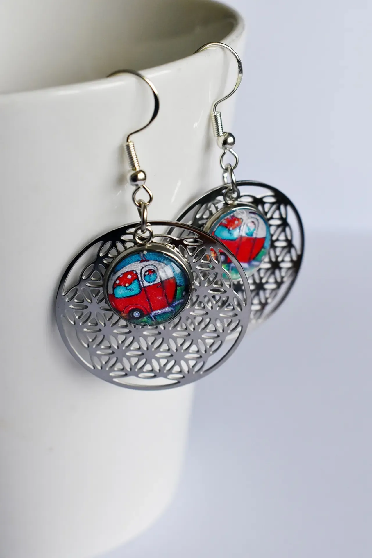 Disc Caravan Earrings
