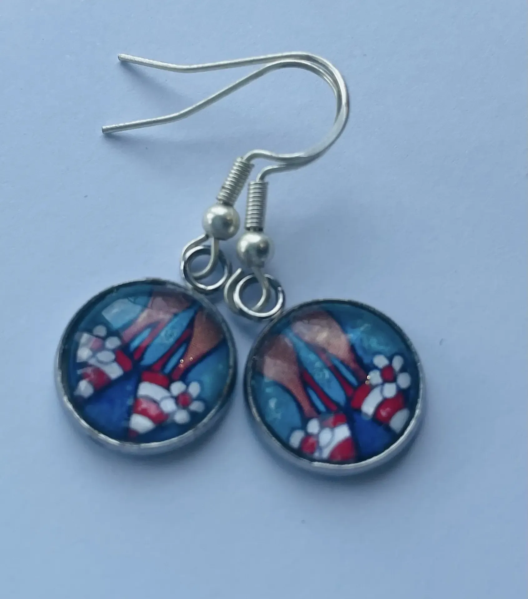 Stripey Shoe earrings