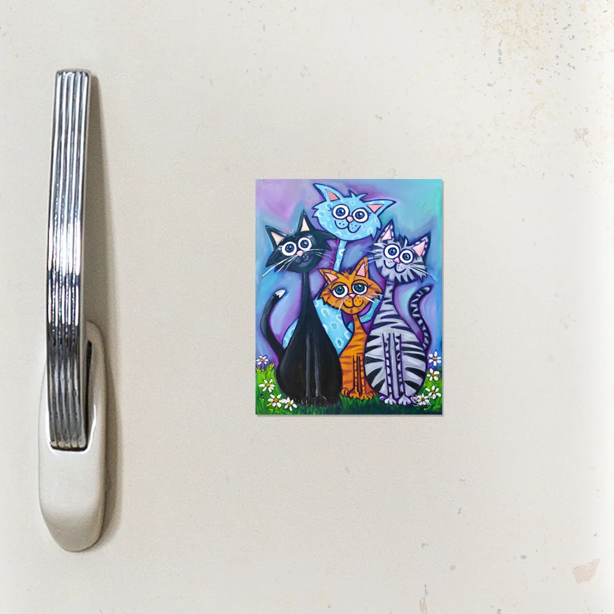 Four Cats magnet