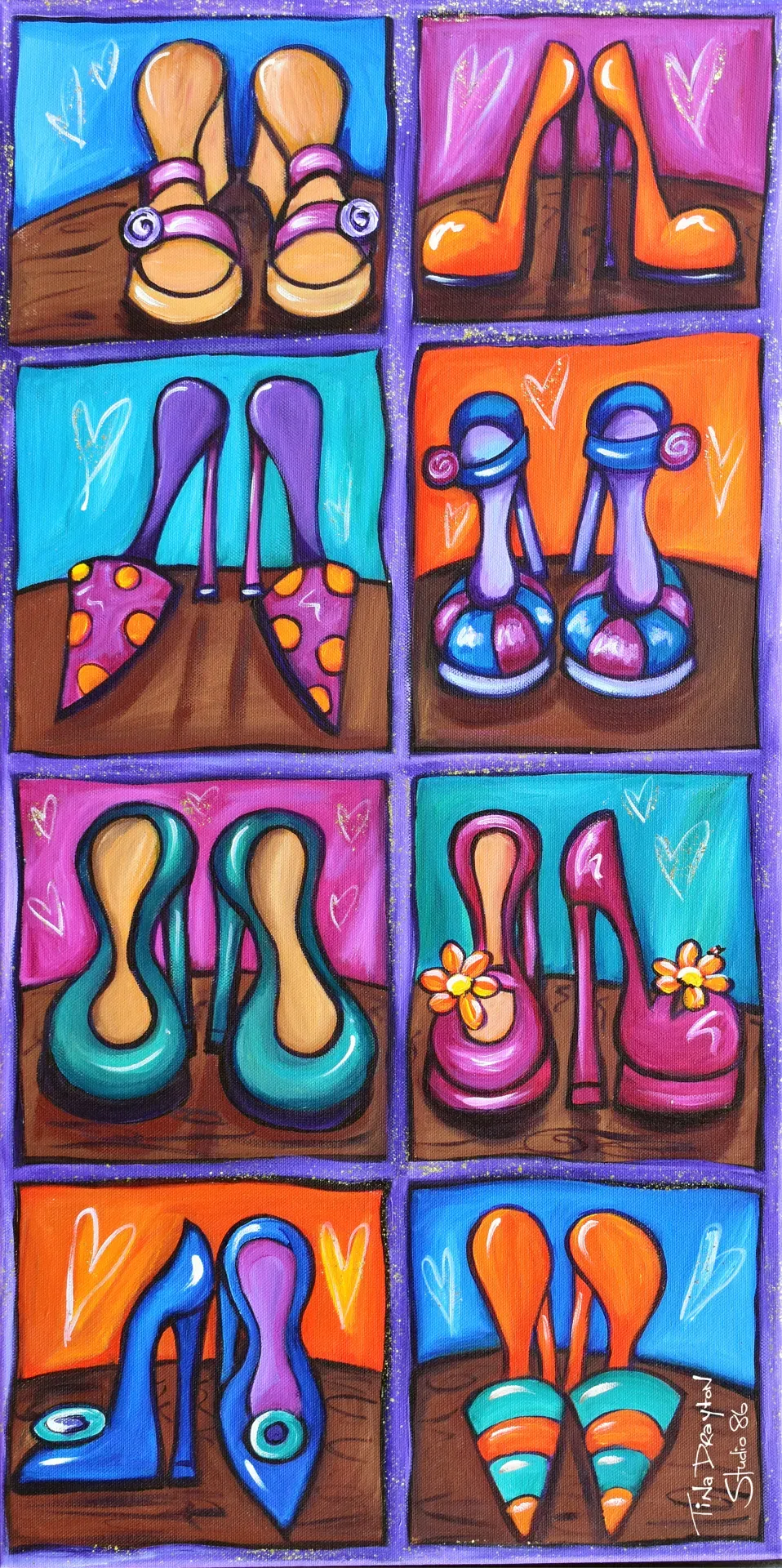 Shoe Rack Block Print