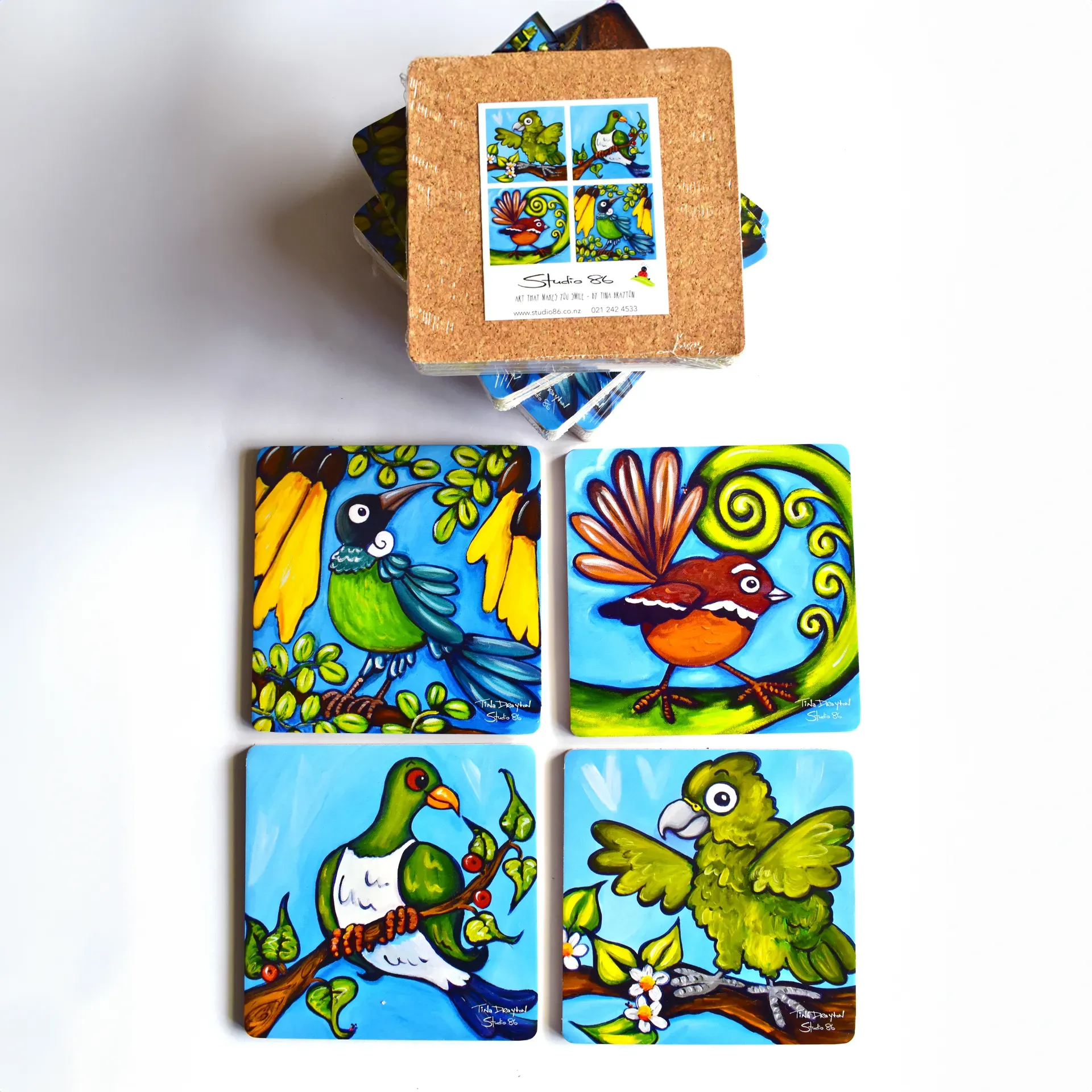 Native Bird Coasters