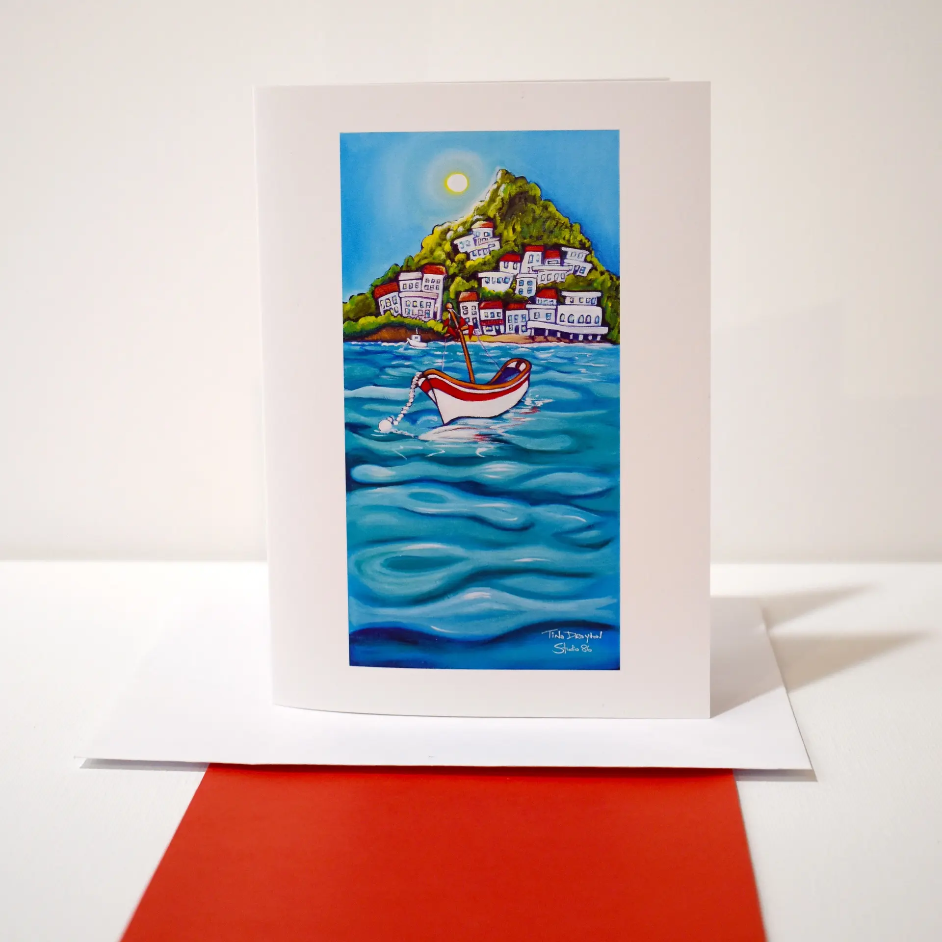 Idyllic Bay Greeting card