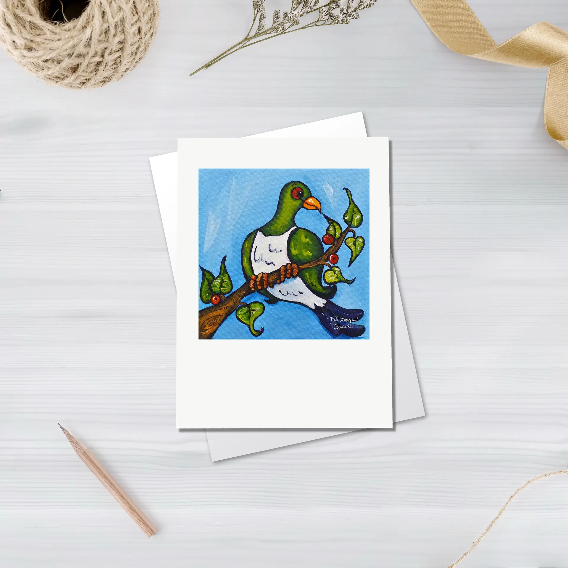 Kereru greeting card