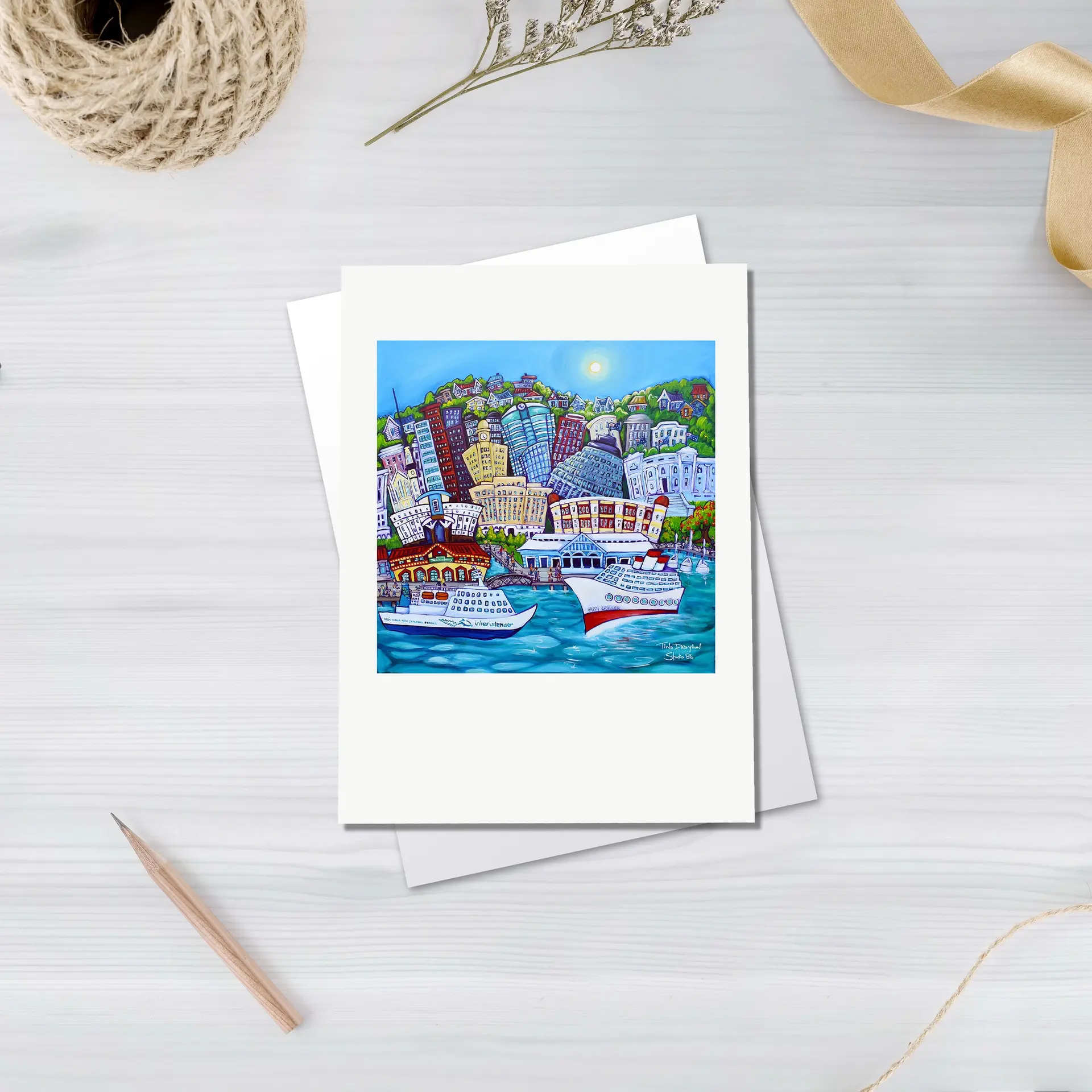 Welly Greeting card