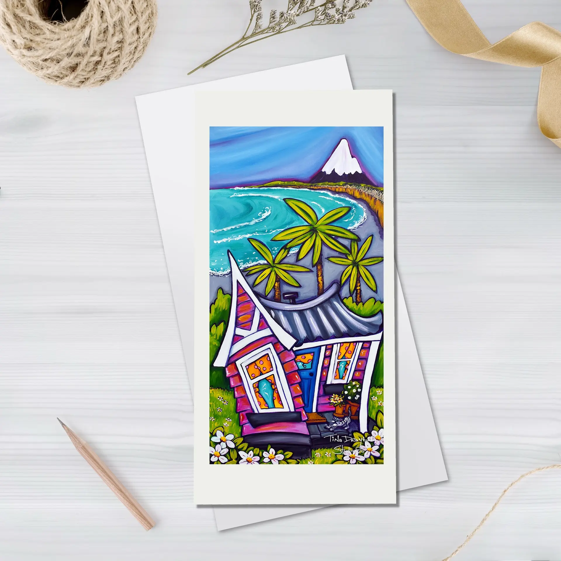 West Coast Living Greeting card