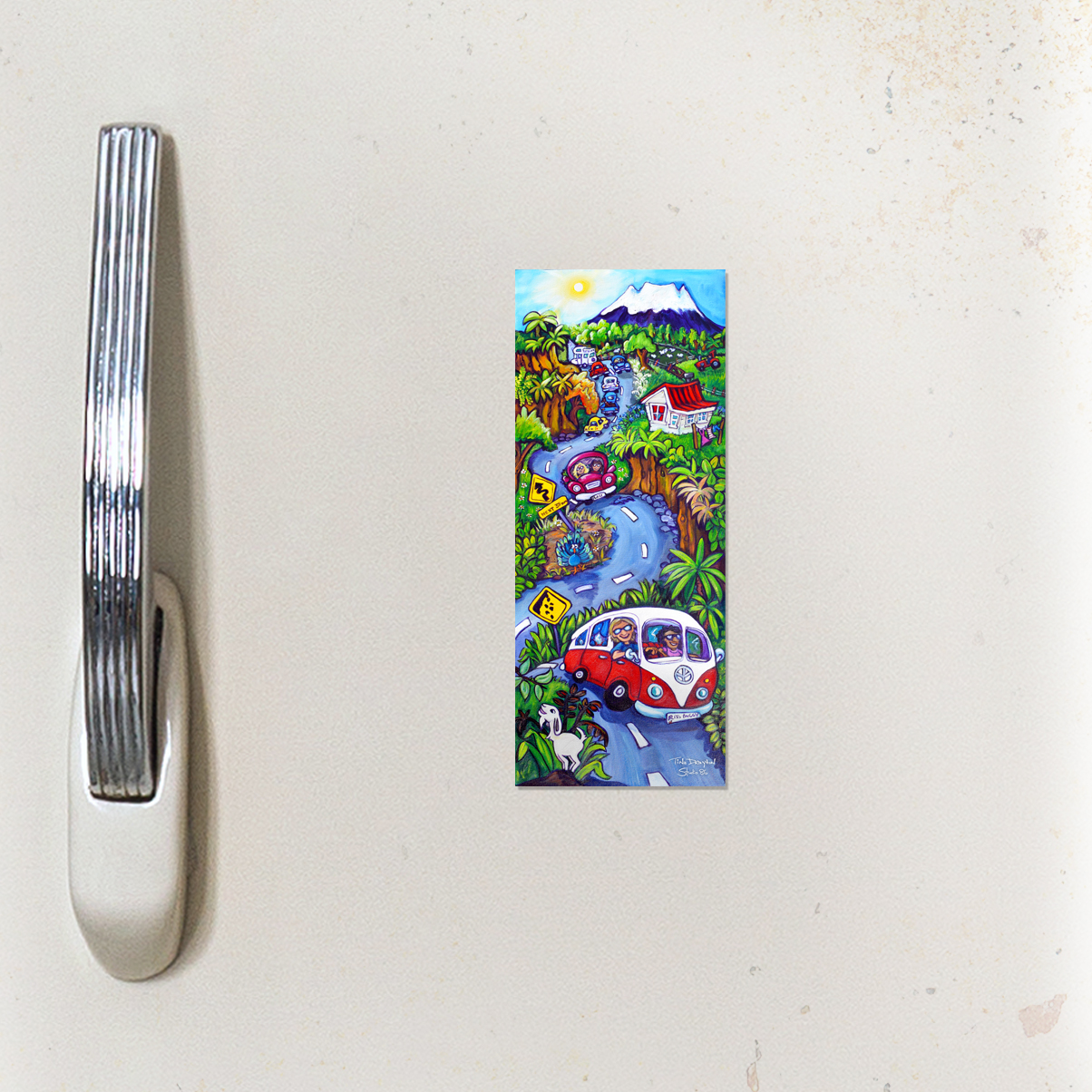 Para-Paras Road trip magnet