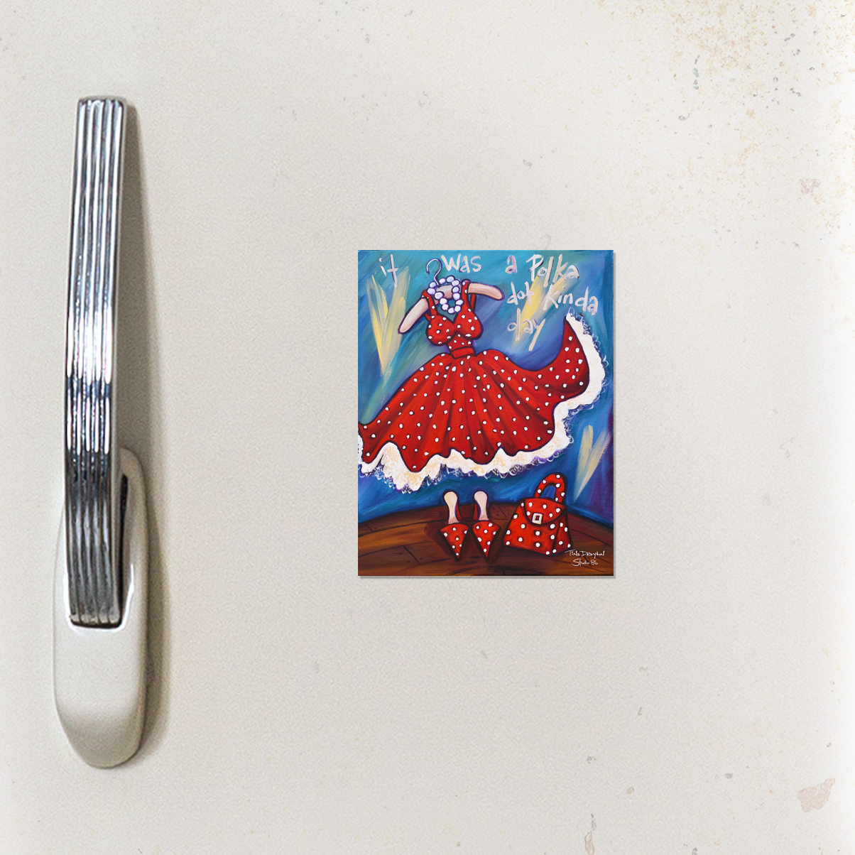 Polka Dot day Magnet