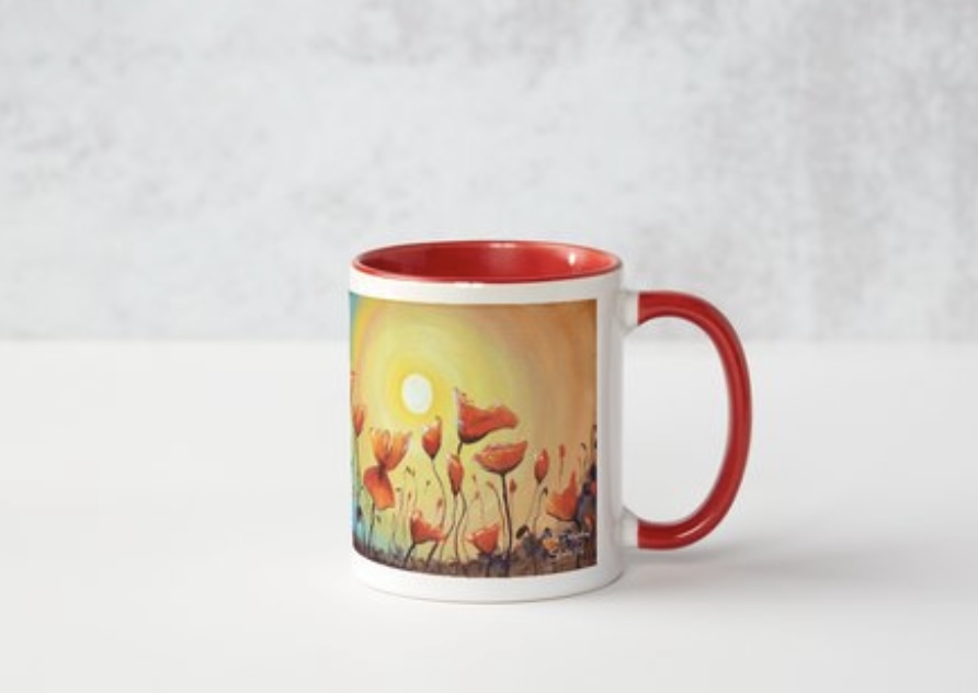Poppies Mug
