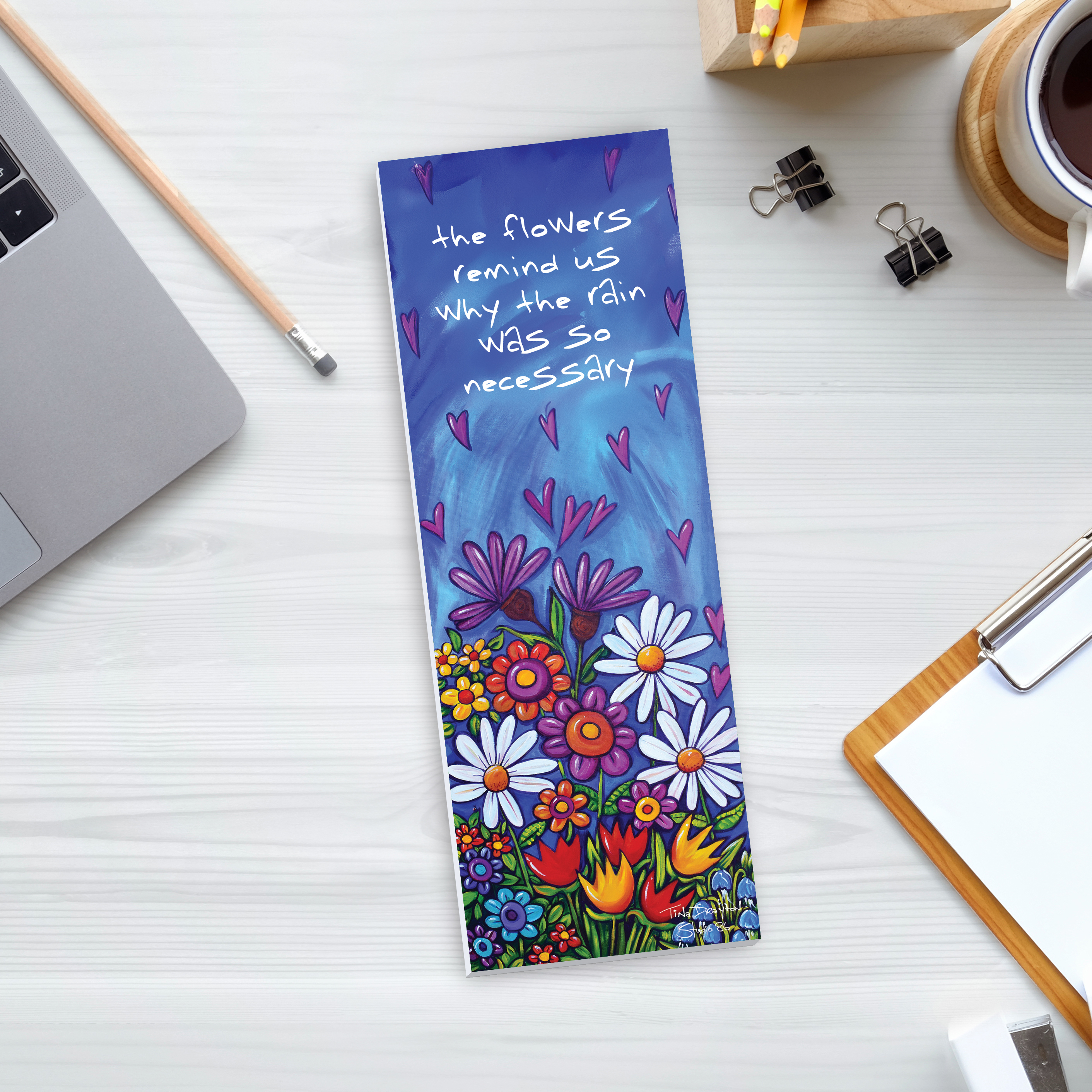 Flowers & Hearts Shopping Pad