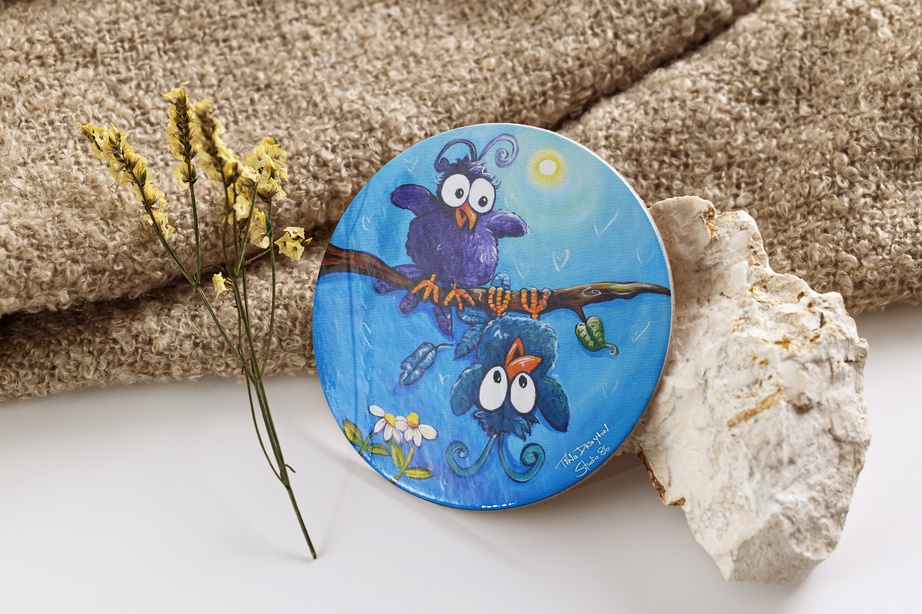 Birds playing Coaster